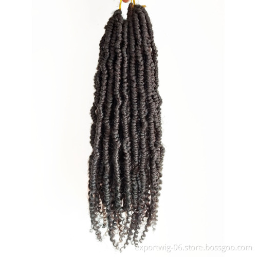 Crochet Curly Hair Synthetic Crochet Hair Extensions Bomb Twist Passion Twist Hair